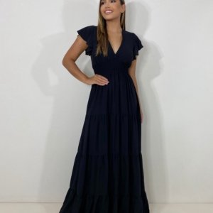 Vestido Laís Longo - Preto - Image 2