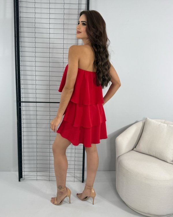 Vestido Aya - Vermelho