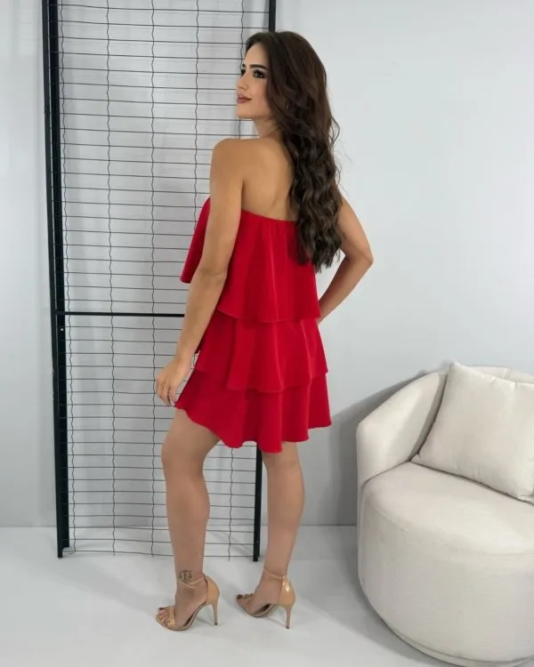 Vestido Aya - Vermelho
