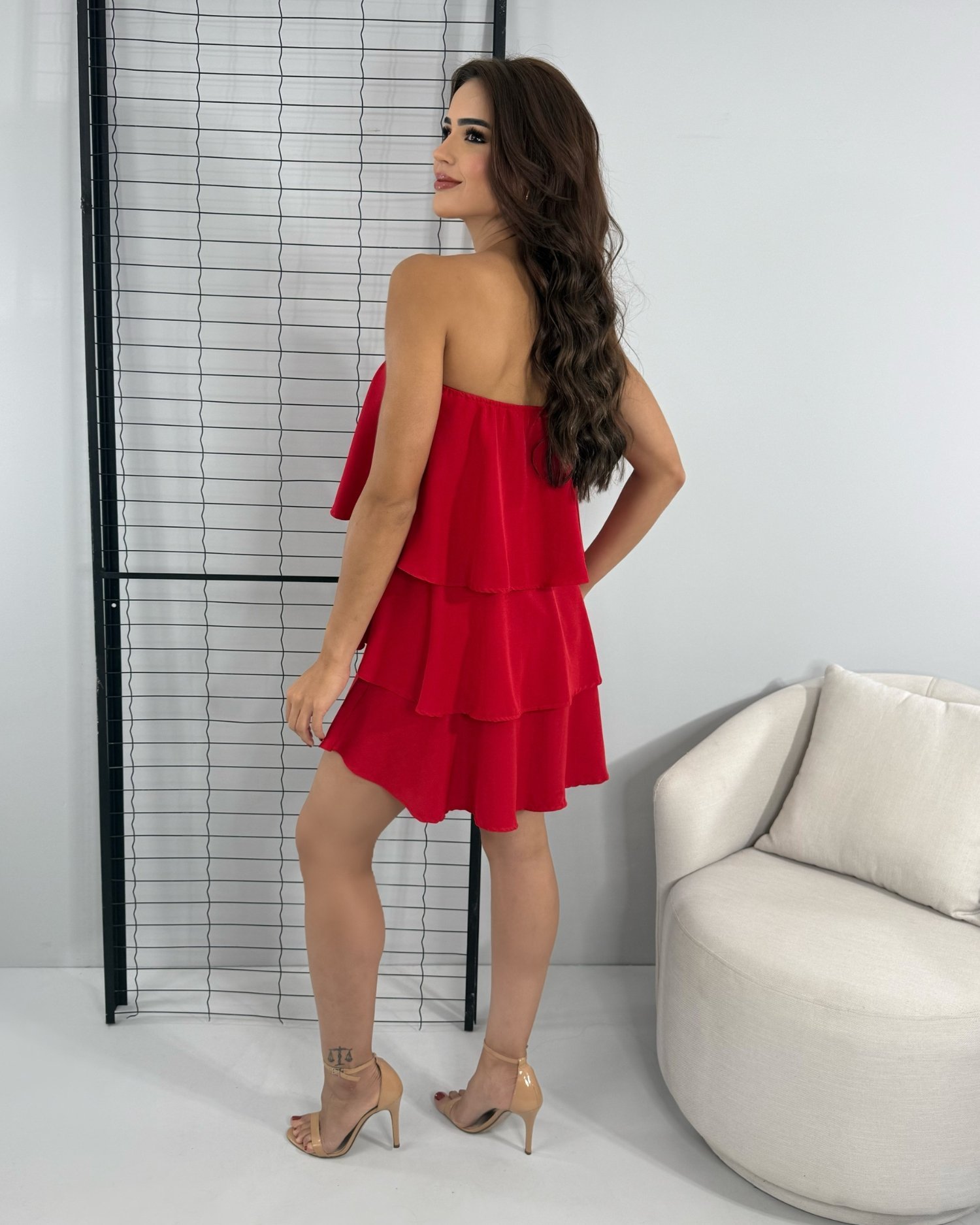 Vestido Aya - Vermelho - Image 4