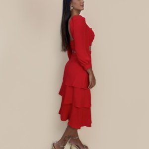 Saia Olga em Duna - Vermelho - Image 4