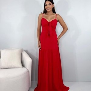 Vestido Camila - Vermelho - Image 2