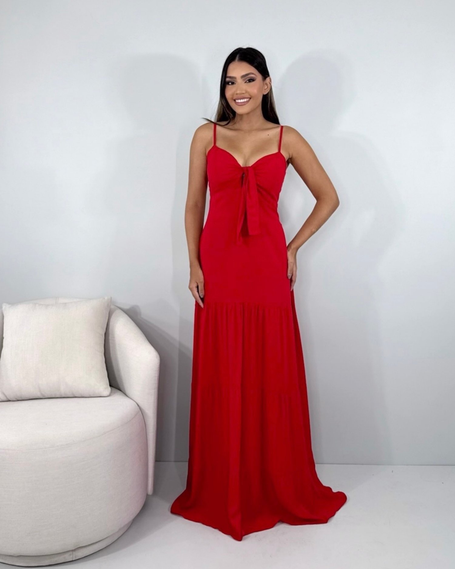 Vestido Camila - Vermelho - Image 2