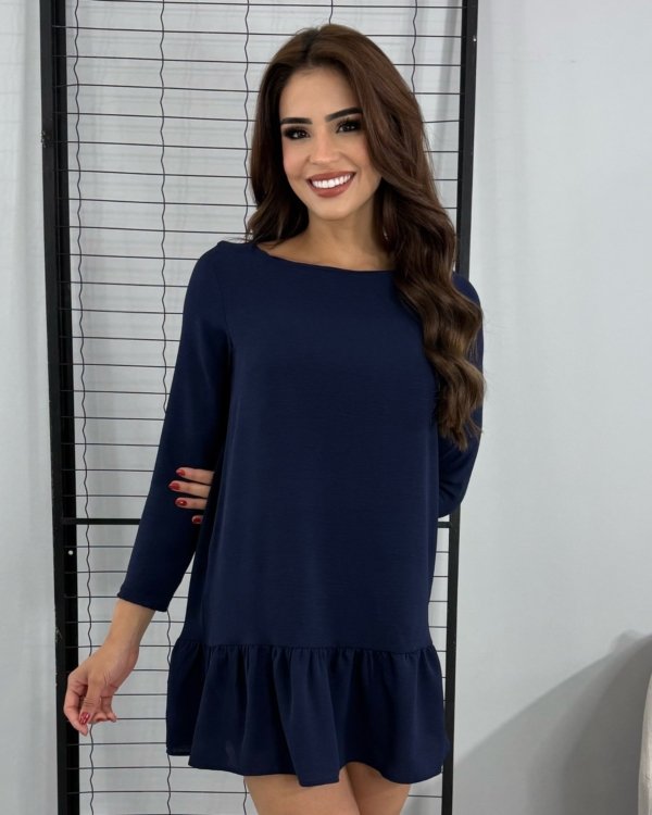 Vestido Guida - Azul Marinho
