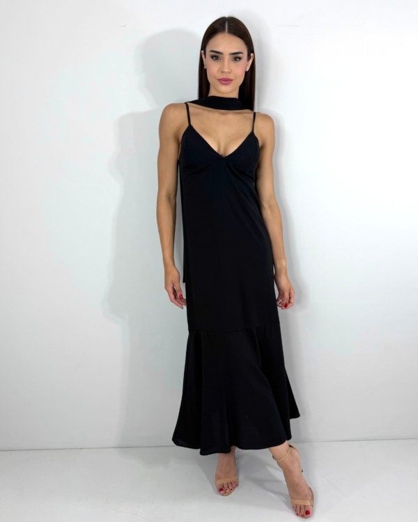 Vestido Carmem - Preto