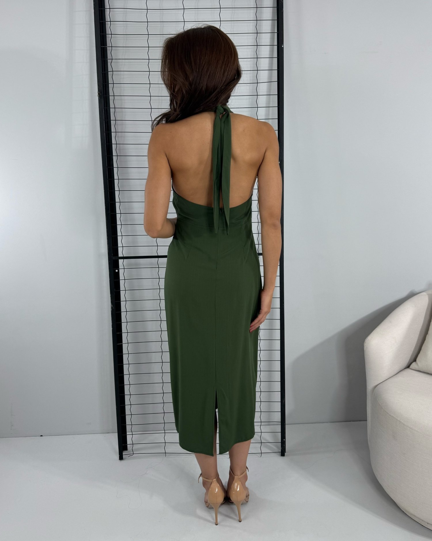 Vestido Sarah - Verde Militar - Image 3