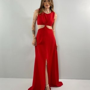 Vestido Emma - Vermelho - Image 1