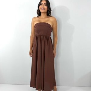 Vestido Perla - Marrom - Image 5