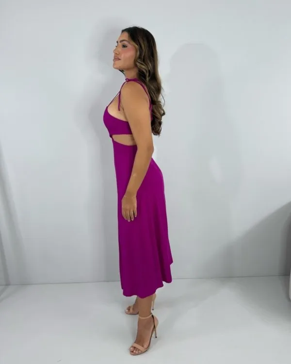 Vestido Amarilis - Fúcsia