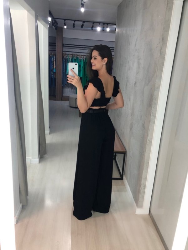 Cropped Samira - Preto