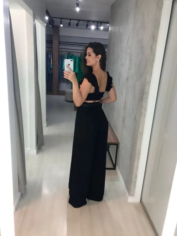 Cropped Samira - Preto