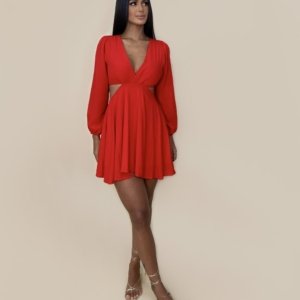 Vestido Leona - Vermelho - Image 3