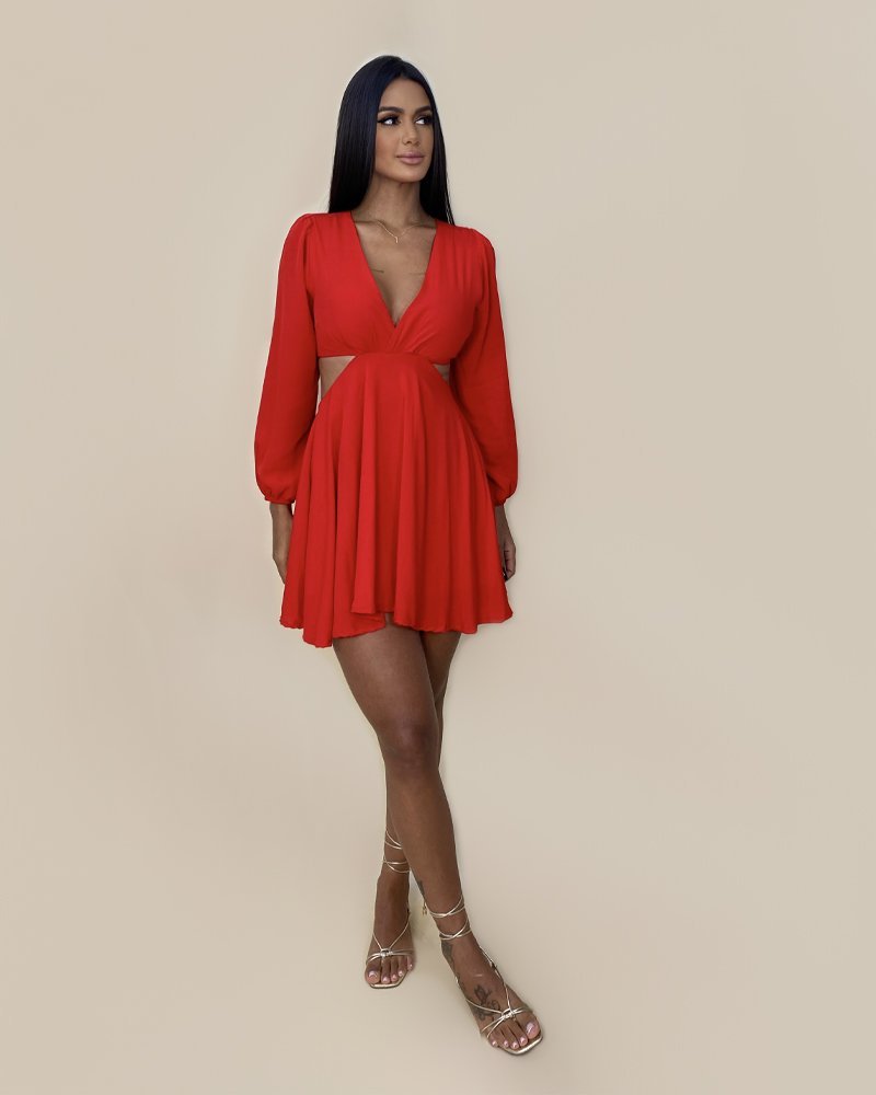 Vestido Leona - Vermelho - Image 3