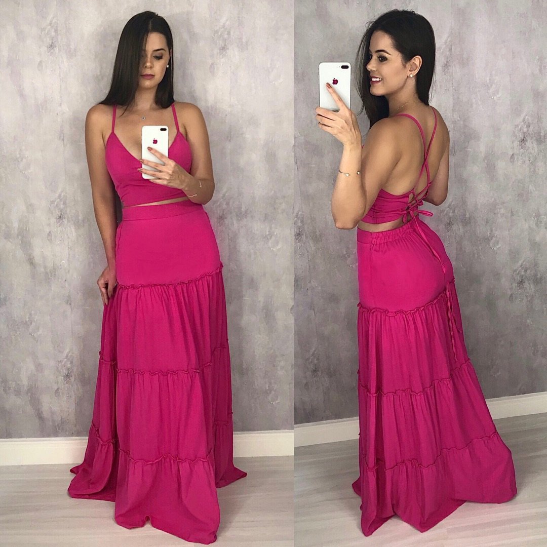 Conjunto Gabriela - Rosa Chiclete - Image 3