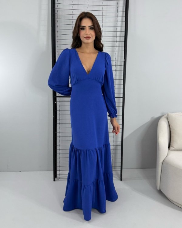 Vestido Mara - Azul Royal