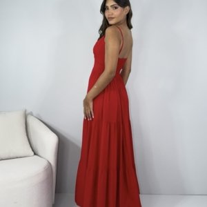 Vestido Helô - Vermelho - Image 3