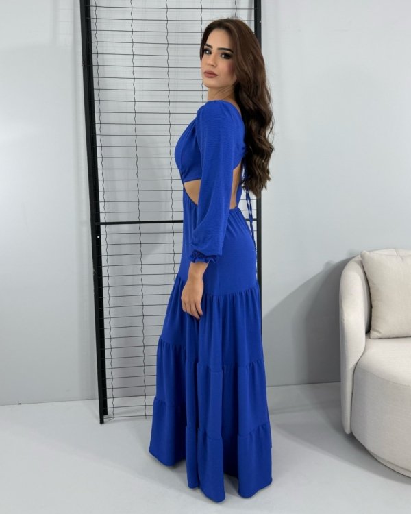 Vestido Rafaella - Azul Royal