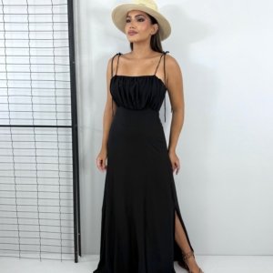 Vestido Drica Longo - Preto - Image 2