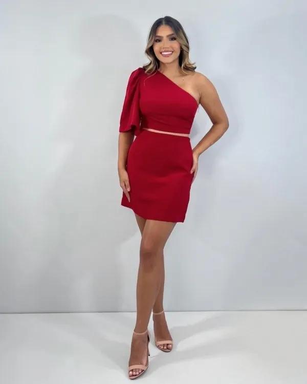 Conjunto Virginia - Vermelho