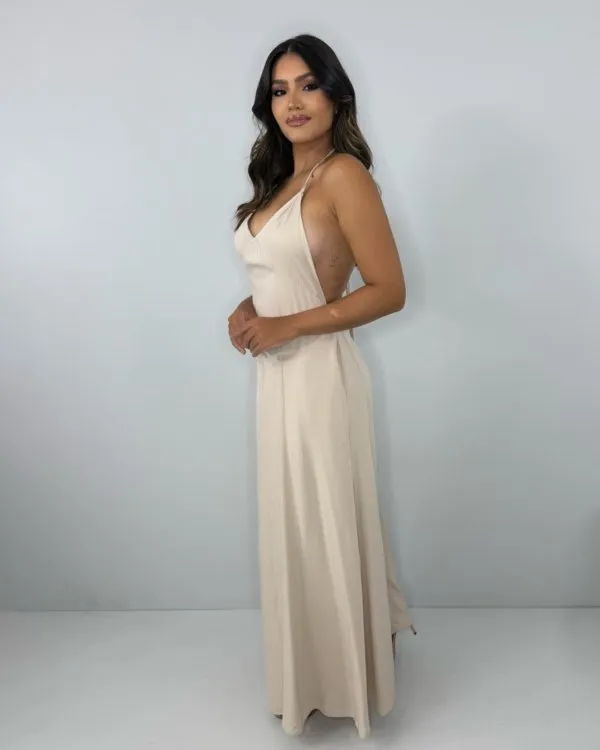 Vestido Victória - Nude