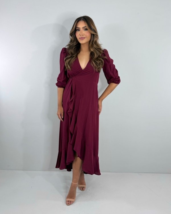 Vestido Berenice - Marsala