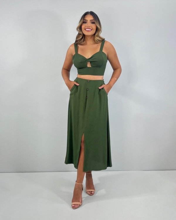 Conjunto Jamile - Verde Militar