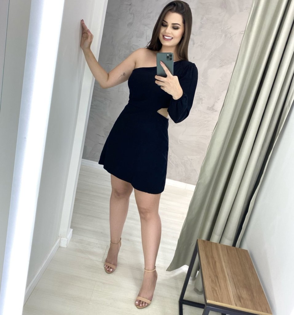 Vestido Luna - Preto