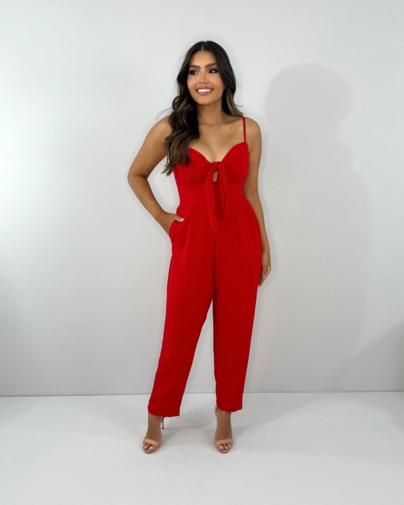 Macacão Jessy - Vermelho