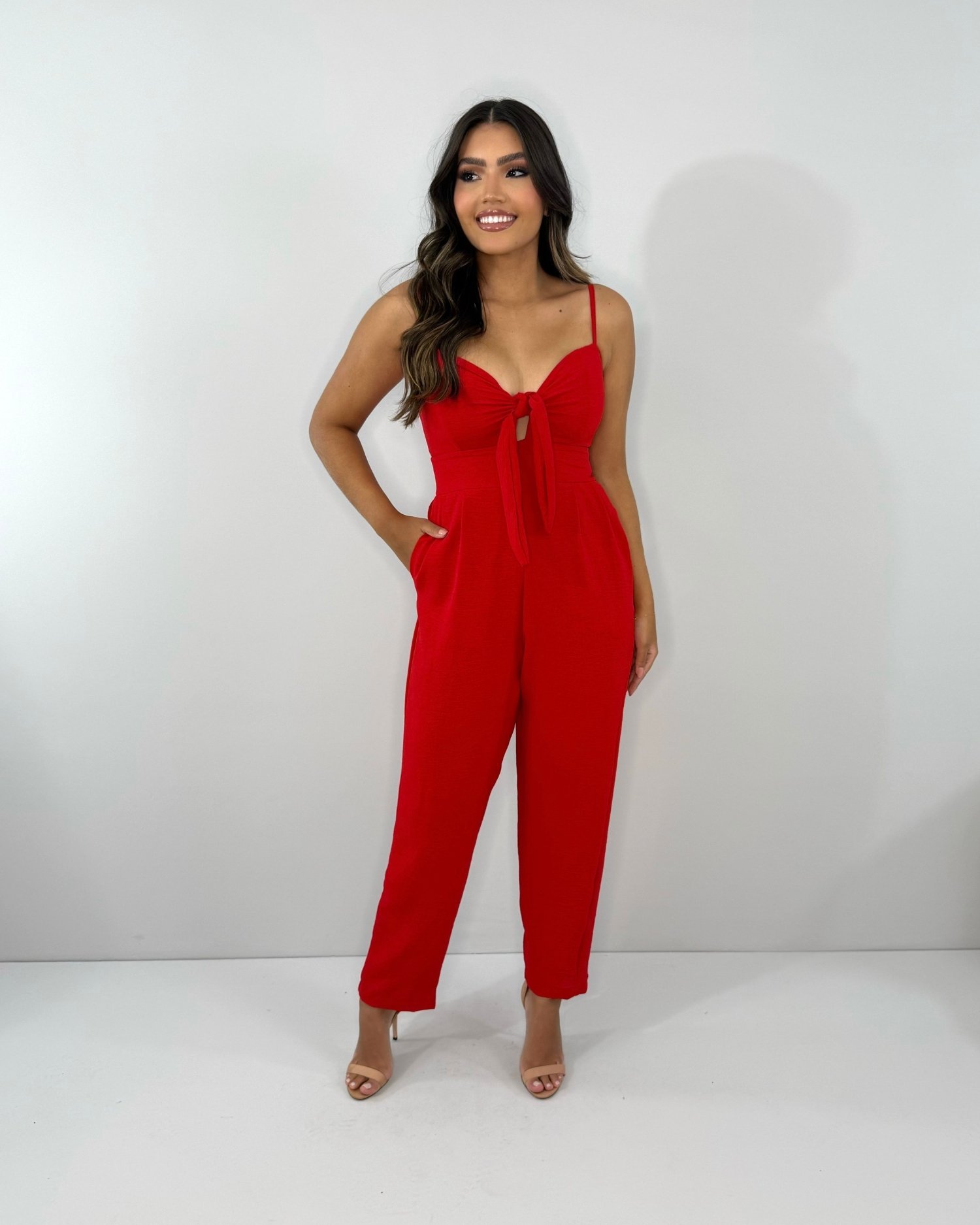 Macacão Jessy - Vermelho - Image 1