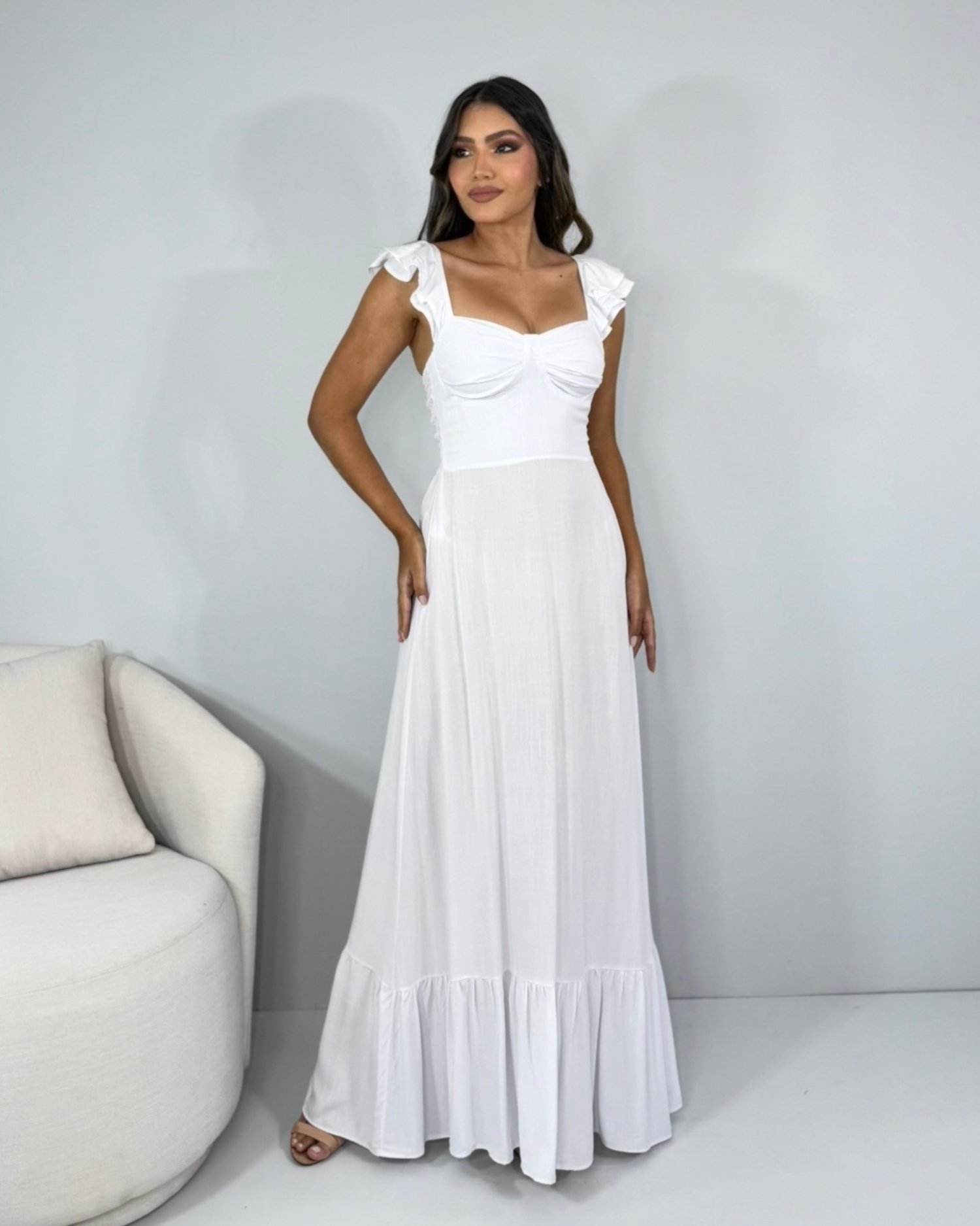 Vestido Isla - Branco - Image 6