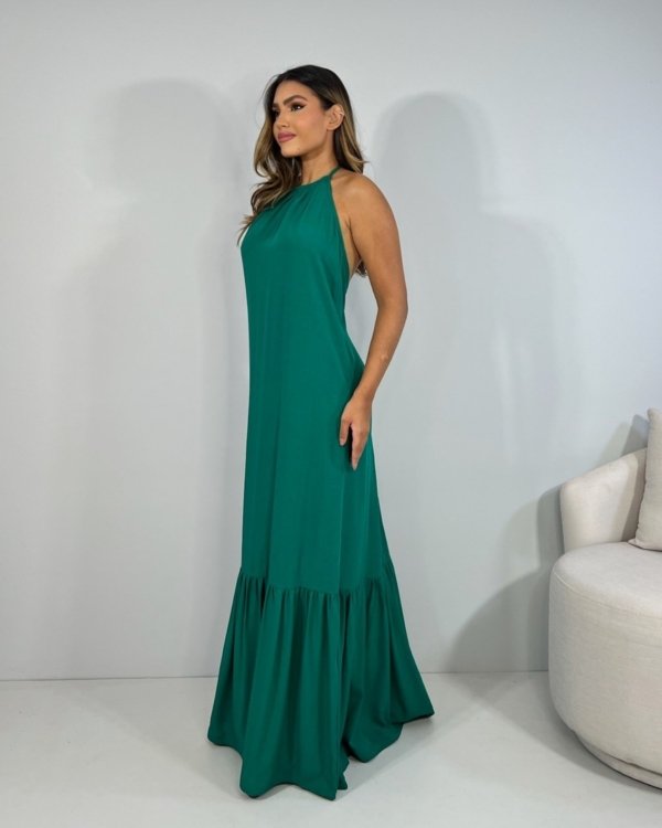 Vestido Brenda - Verde Amazônia