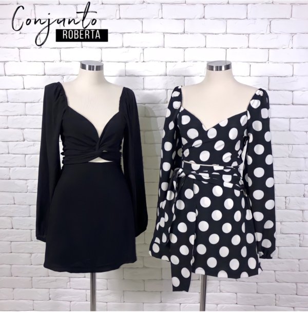 Conjunto Roberta - Preto