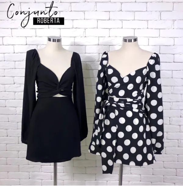 Conjunto Roberta - Preto