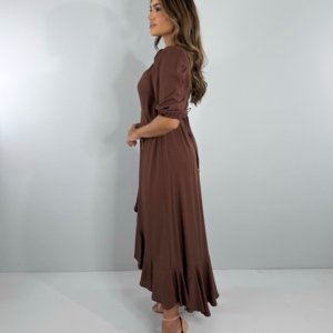 Vestido Berenice - Marrom - Image 6