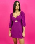Vestido Giovanna – Roxo