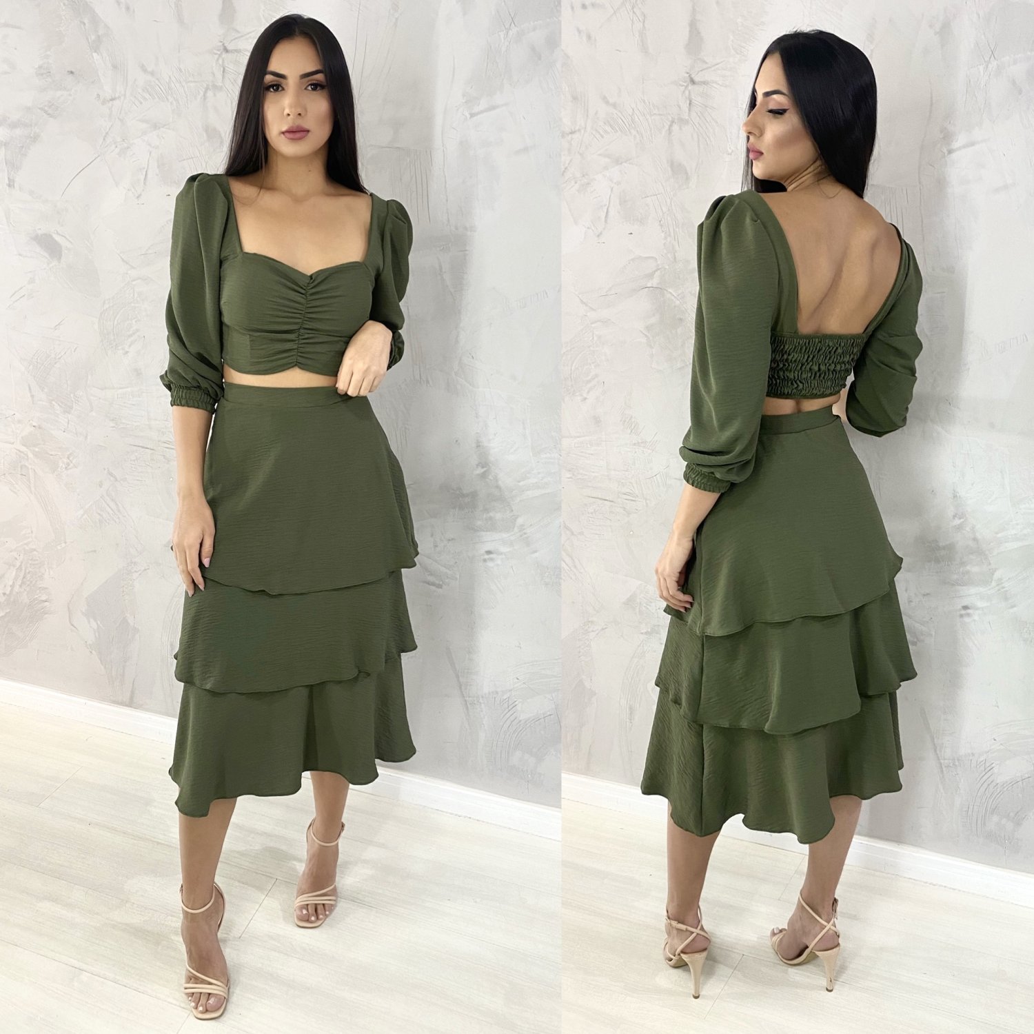 Conjunto Olga - Verde Militar - Image 3