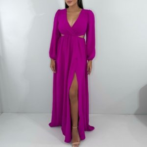 Vestido Magda - Fúcsia - Image 1
