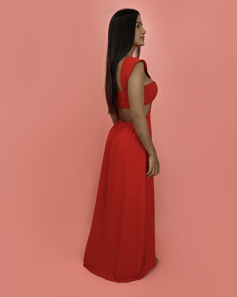 Vestido Antonela - Vermelho - Image 4