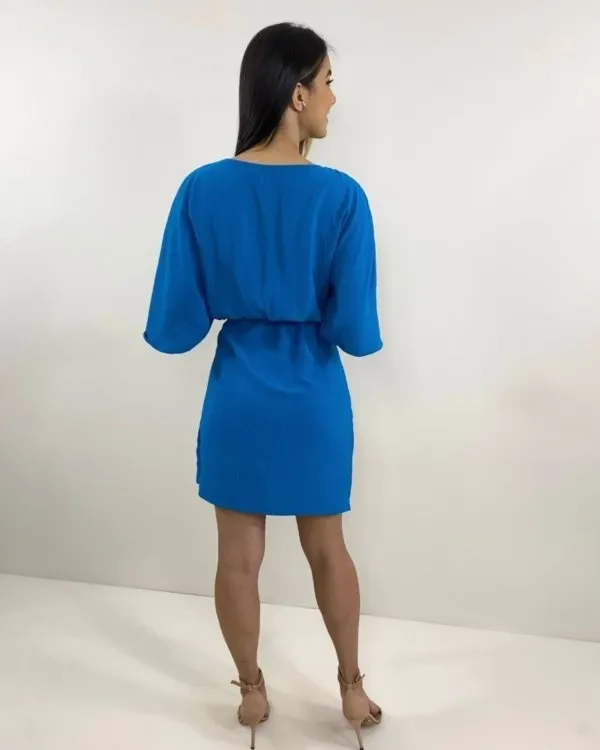 Vestido Maristela - Azul Claro