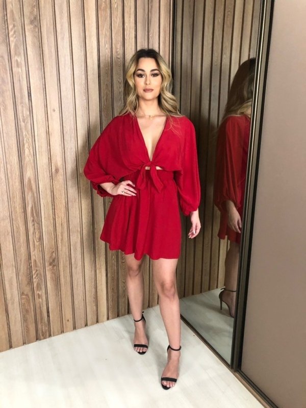 Vestido Manu - Vermelho