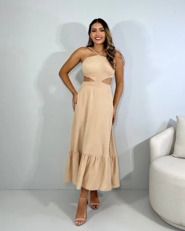 Vestido Aurora - Nude