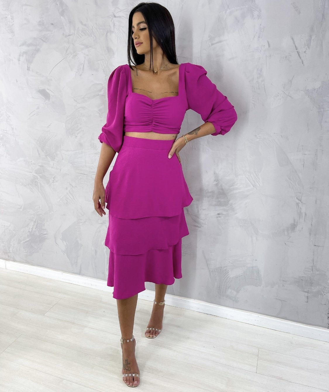 Conjunto Olga - Fúcsia - Image 1
