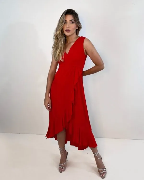 Vestido Alessandra - Vermelho