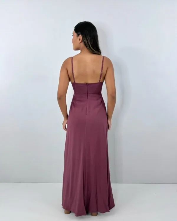 Vestido Eliana - Marrom