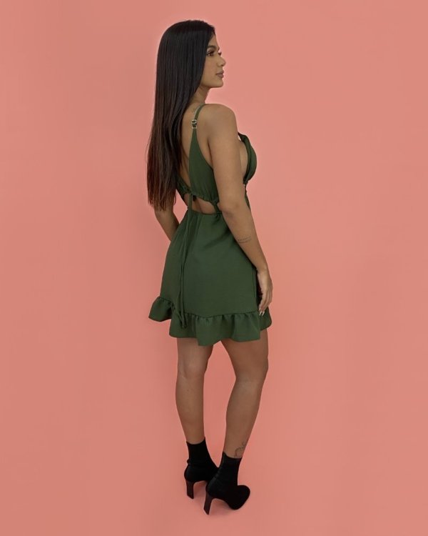 Vestido Nicole - Verde Militar