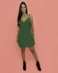 Vestido Eva – Verde Militar
