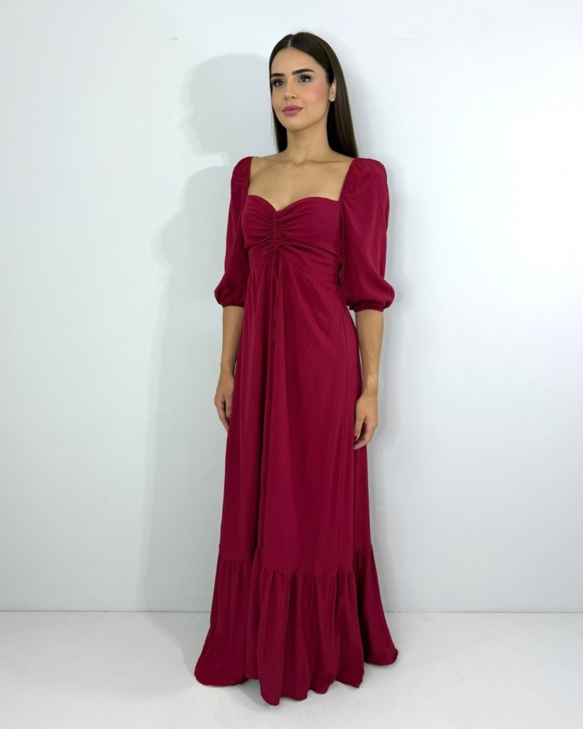 Vestido Tauane - Marsala