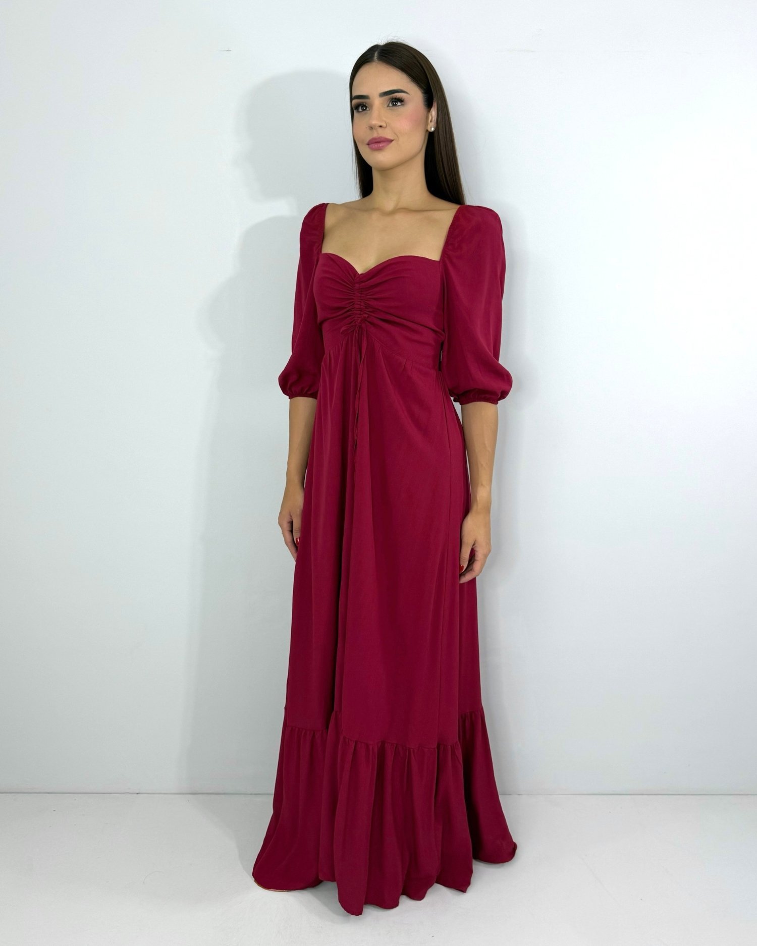 Vestido Tauane - Marsala - Image 1