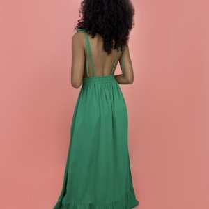 Vestido Valentina Longo - Verde Bandeira - Image 3