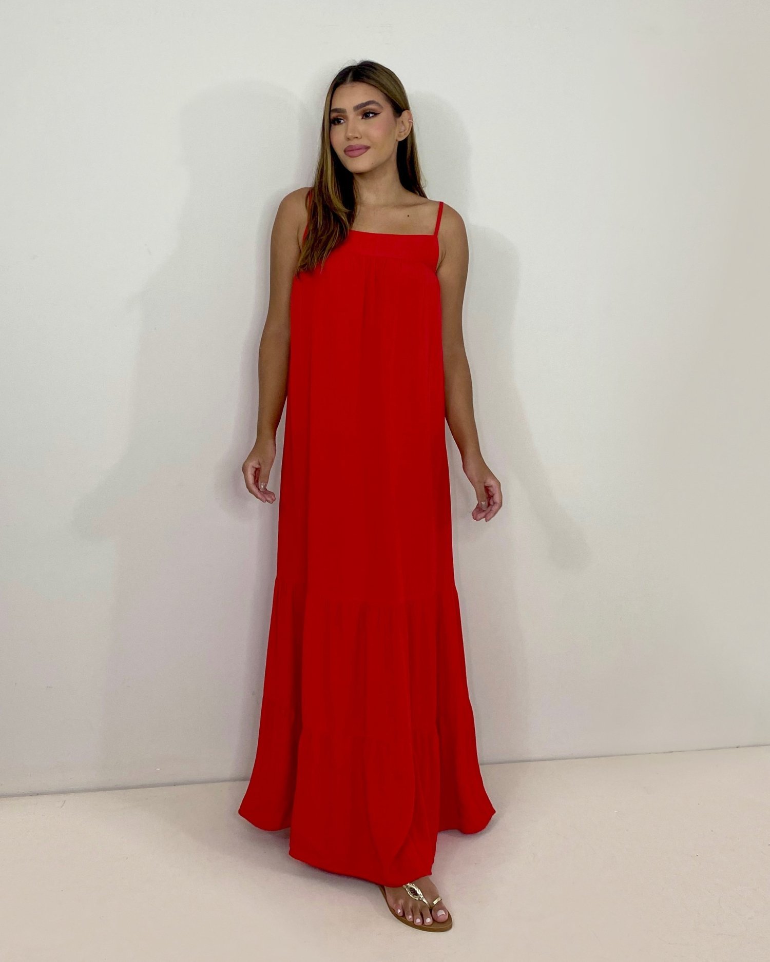 Vestido Márcia - Vermelho - Image 3